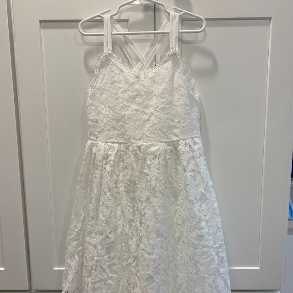 Girl's Lace Dress- Size 6-7 years
